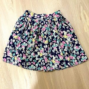 Mini skirt floral